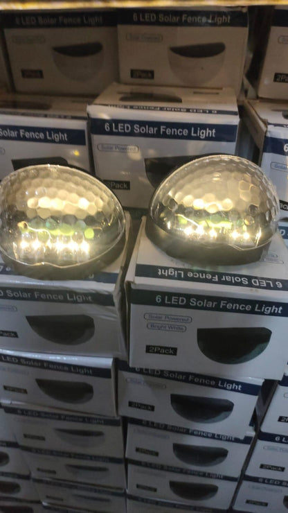 Solar Fence Lights (Pack of 2)