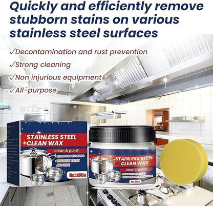 Stainless Steel Cleaning Wax- 100g