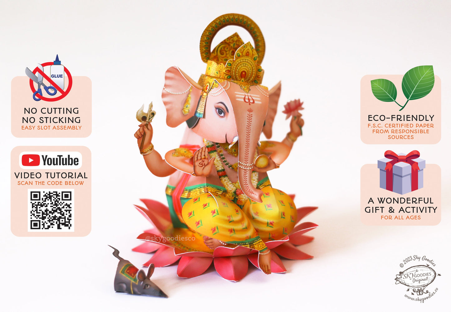 Ganesha DIY Paper Craft Kit