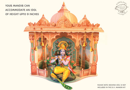 Mandir DIY Paper Craft Kit - Home Temple Decor Makhar