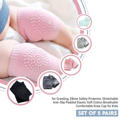 Baby Knee Pads for knee and elbow protective pad (5 pair)