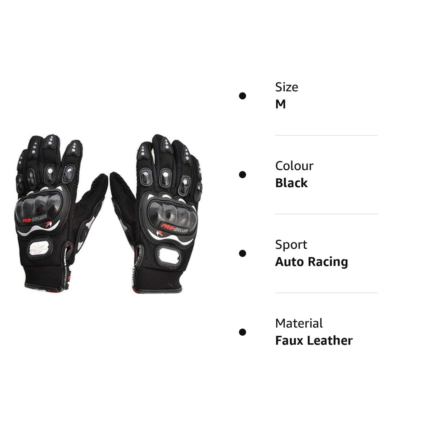 Probiker Synthetic Leather Motorcycle Gloves