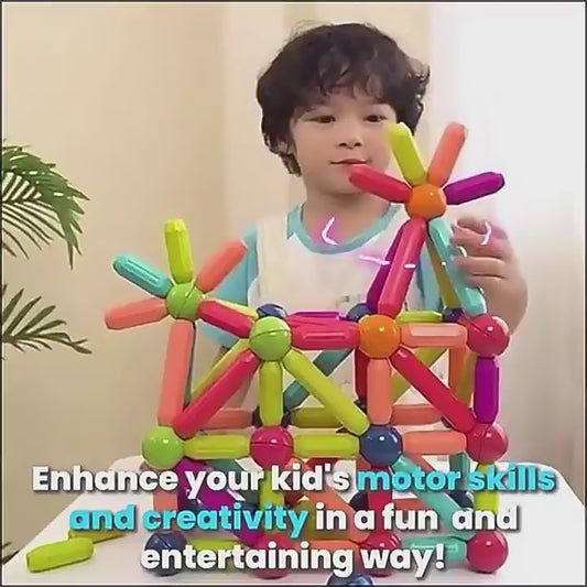 Toys Magnetic Sticks 36 pcs Building Blocks for Kids Big Magnetic Toys